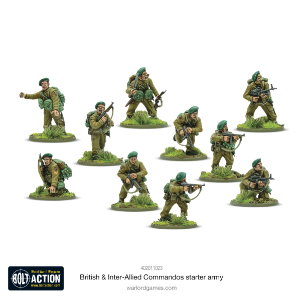 Bolt Action: British & Inter-Allied Commandos Starter Army
